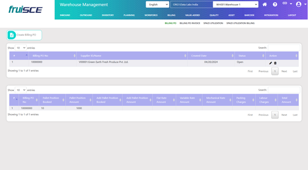 Employee Performance Screen