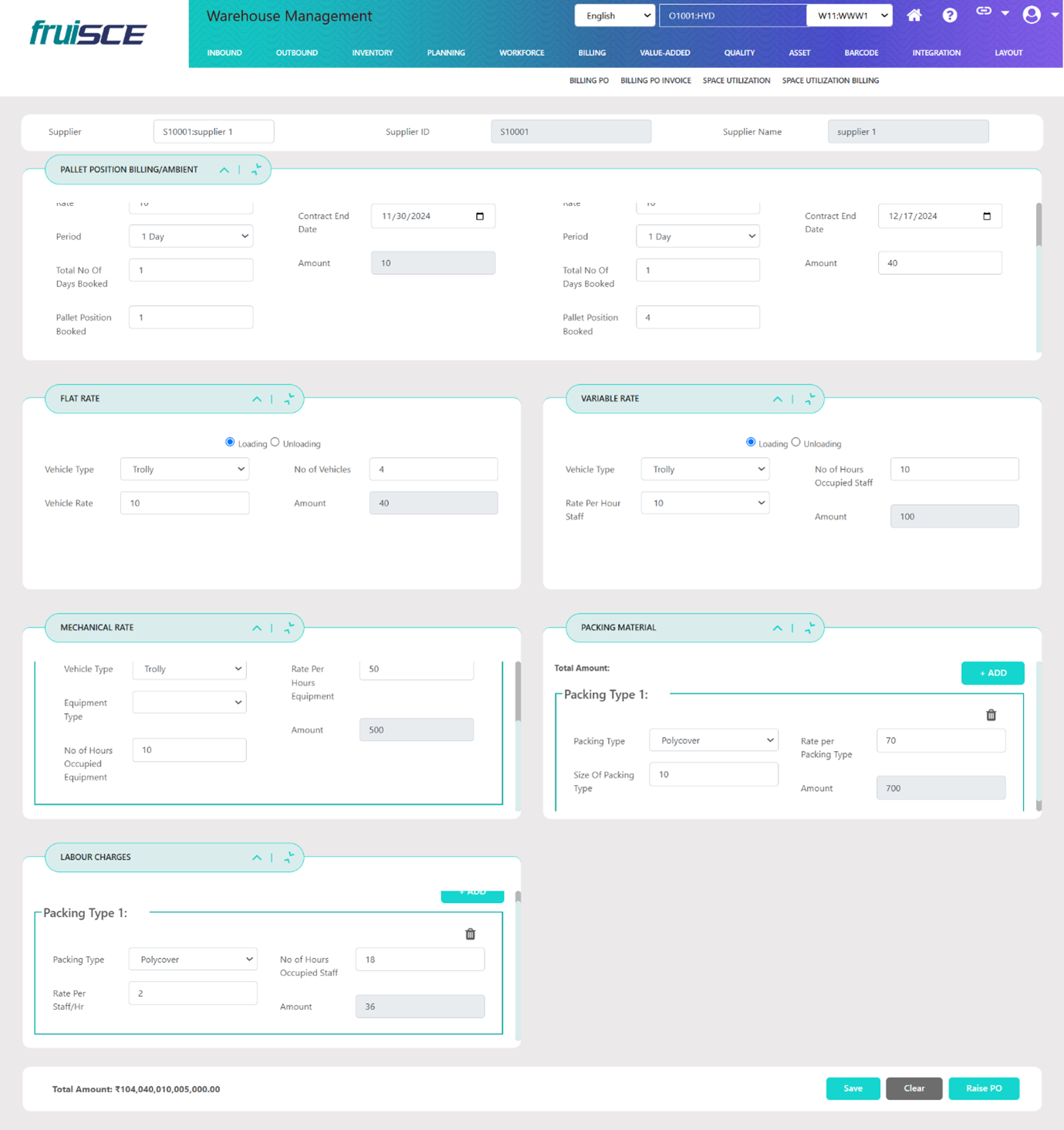 Employee Performance Screen
